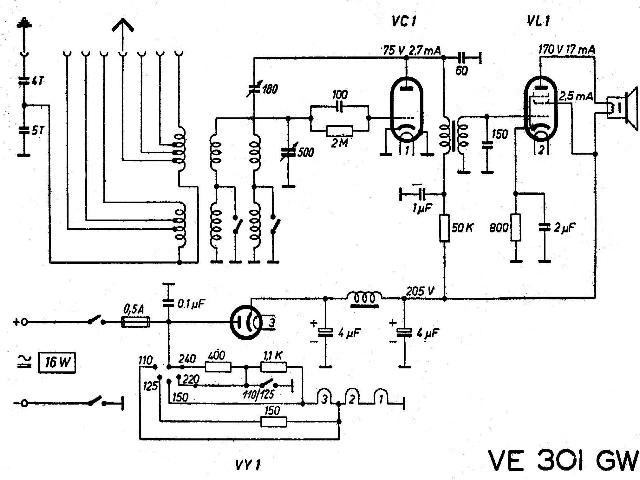 Schaltbild VE301GW