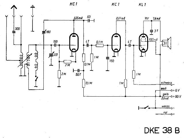 Schaltbild DKE 38 B